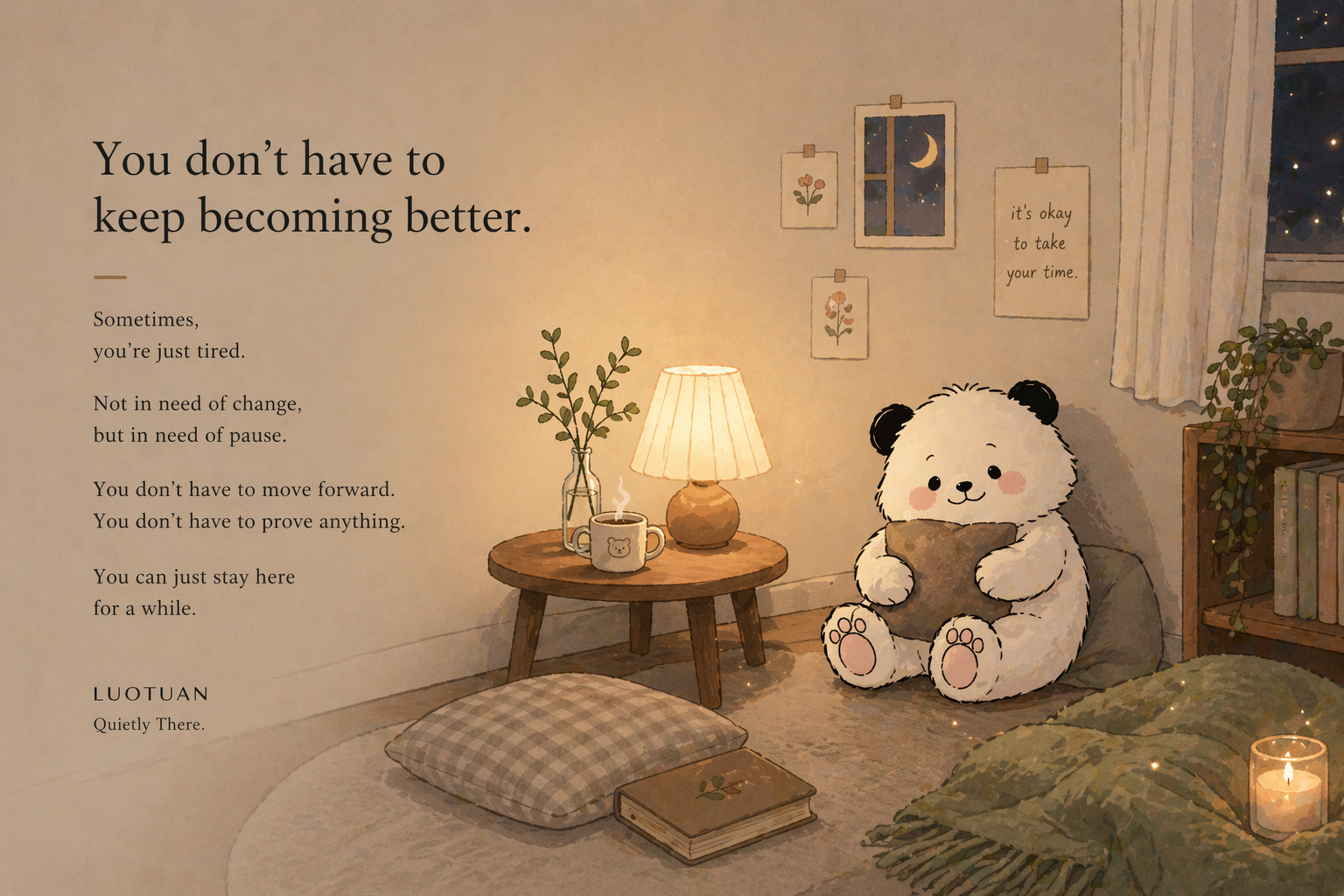 你不需要一直成为更好的人