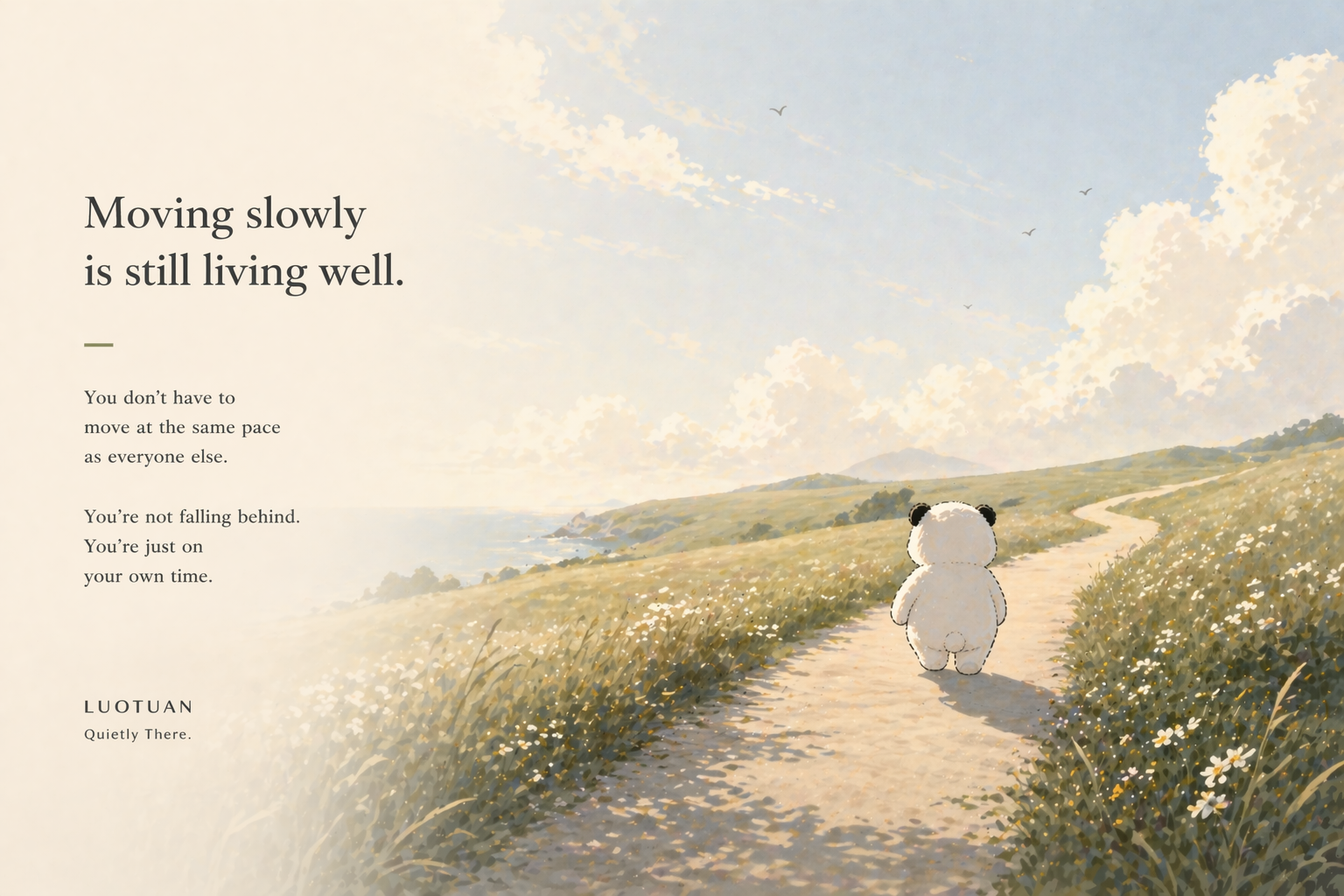 慢一点的人，也在好好生活